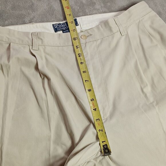 Vtg Polo Ralph Lauren Hammond Dress Pants 38x32 Classic Chino Khaki Golf Preppy - Picture 12 of 15